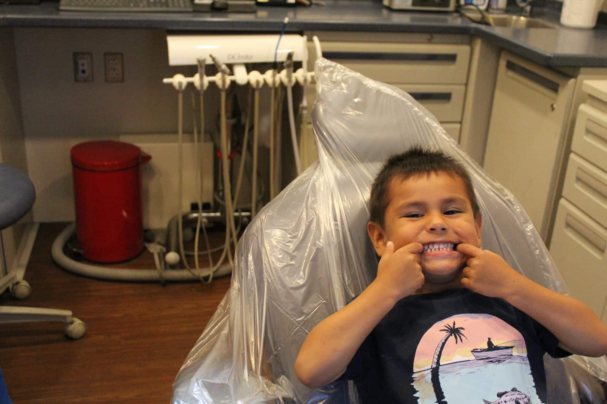Child smiling